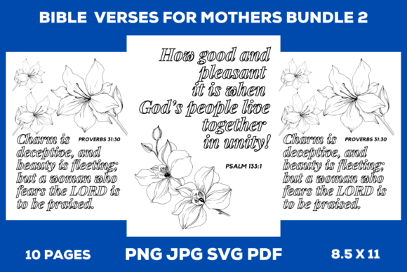 Bible Verses for Mothers Coloring Pages Amp