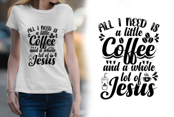 Coffee Lover T-Shirt Design for Print Templates
