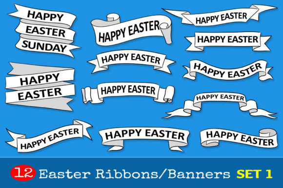 Easter Design, Banner Ribbon Designs