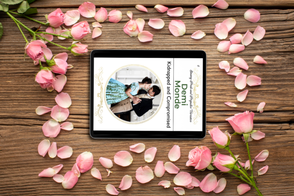 Flower Petals Frame Spring Book Cover and Book Amp