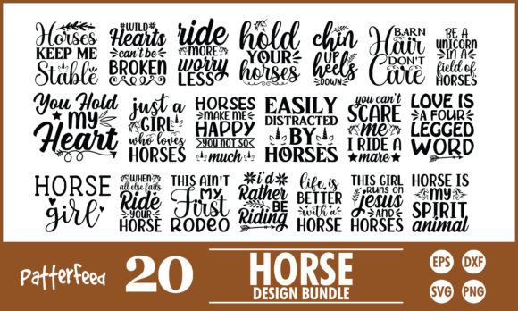 Horse SVG Bundle: A Designer’s Take on Whimsical Embroidery