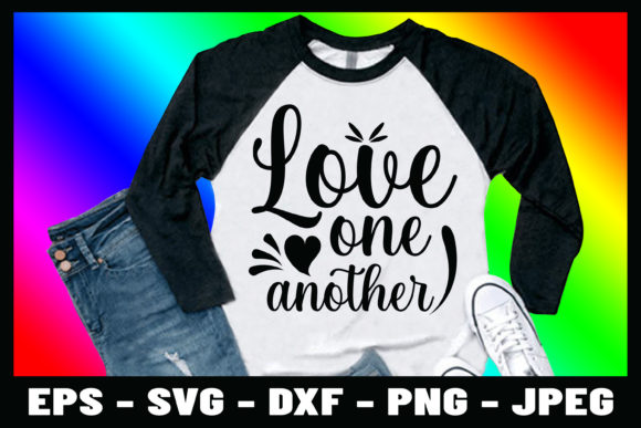 Love One Another SVG Lettering Design