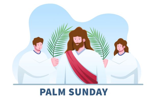 Palm Sunday Before Easter Celebration